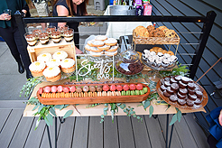 A GARDEN WEDDING RECEPTION